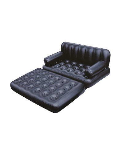 Bestway Aufblasbarer Sessel 5 Positionen - Entspannung Innen/Aussen 188x152x64 cm Schwarz
