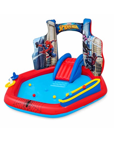 Lasten allas Bestway Spiderman 211 x 206 x 127 cm Leikkiteline