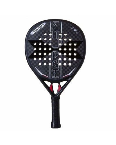 Pala de Pádel Harlem Padel Nirvana 12K Negro Gris