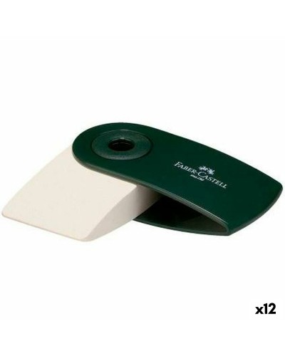 Gom Faber-Castell Sleeve Mini Geval Groen (12 Stuks)