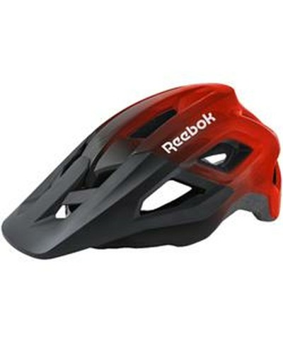 Casco de Ciclismo para Adultos Reebok Negro Rojo Visera