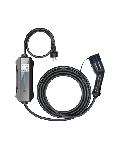 KSIX Tragbarer Schuko-T2 Ladegerät für Elektroautos
