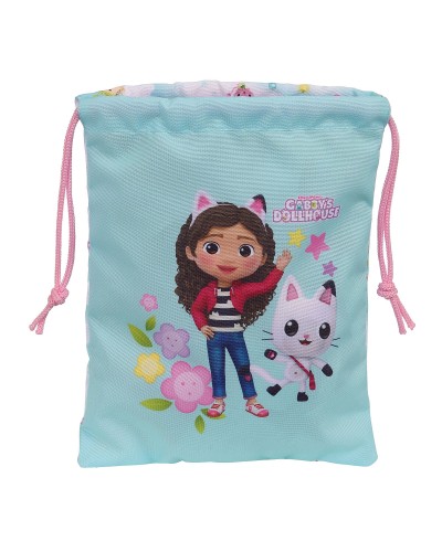 Lunchtrommel Gabby's Dollhouse Licht Blauw Polyester 300D 20 x 25 cm