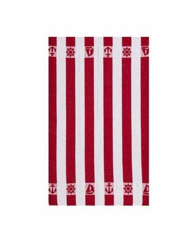 Serviette de Plage à Rayures Secaneta 100x160 cm - Séchage Rapide, Légère & Compacte
