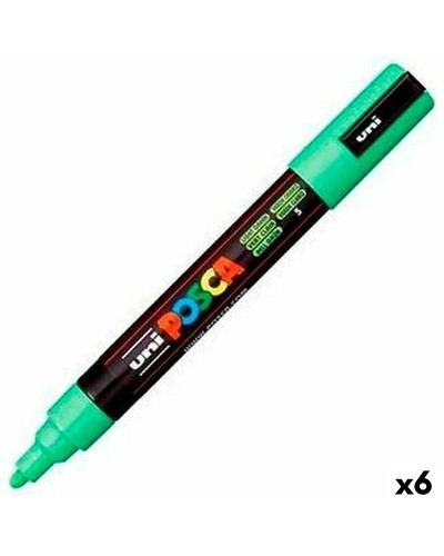Rotuladores POSCA PC-5M Verde Claro - Paquete de 6
