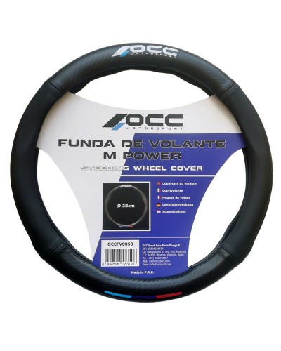 Ohjauspyörän suojus OCC Motorsport OCCFV0050 Musta 38 cm