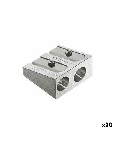 Puntenslijper Faber-Castell Zilverkleurig Metaal (20 Stuks)