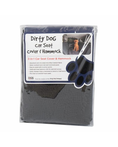 Dog Gone Smart Protección Asiento Coche Negro 137x55cm - Funda Asiento Perros
