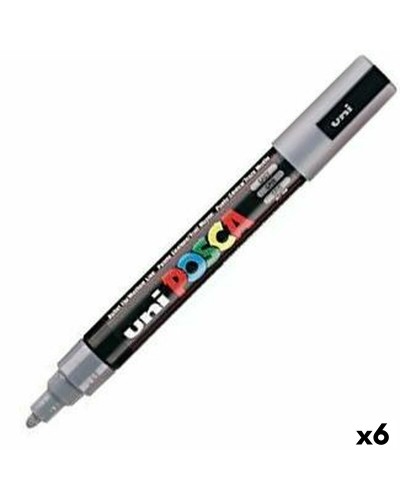 huopakärkiset kynät POSCA PC-5M Harmaa