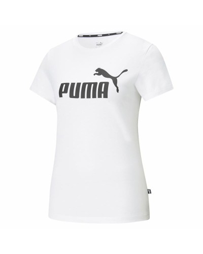 T-shirt med kortärm Herr Puma 586774 02 Vit (S) (1 antal)