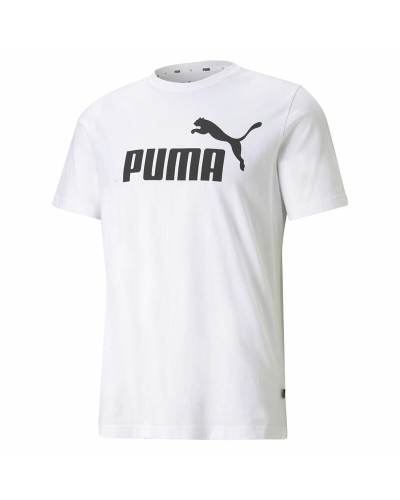 T-shirt Puma Homme Blanche Coton - Manches Courtes Sport & Décontracté
