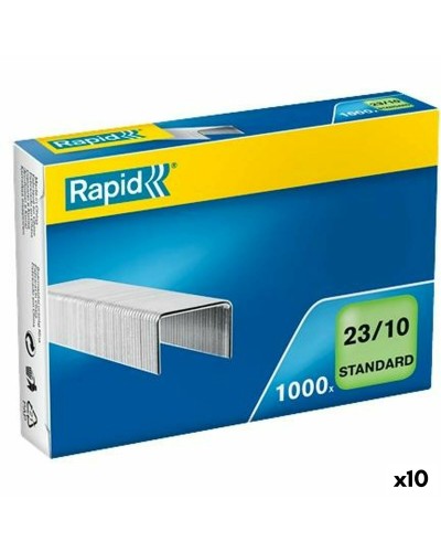 Agrafes Rapid 23/10, 1000 Pièces (10 Boîtes) | Dim. 23/10
