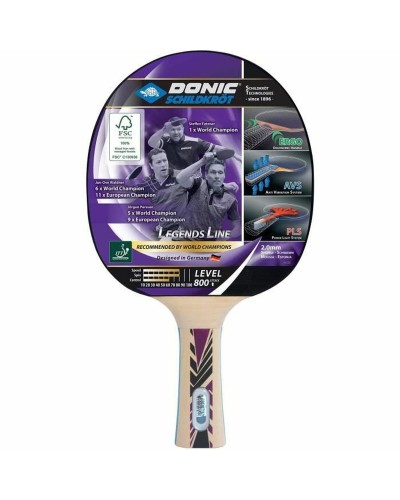 Schildkröt Legends 800 Tischtennisschläger: ITTF-zugelassener Belag, optimale Kontrolle
