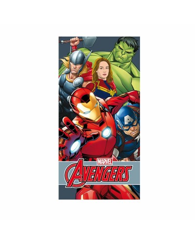 Serviette de Plage Avengers Coton 70x140 cm - Marvel Piscine Plage
