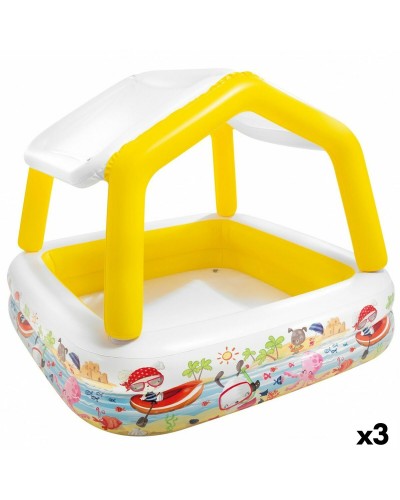 Intex Piscine Gonflable pour Enfants Tente Pare-Soleil 157x122x157cm 295L
