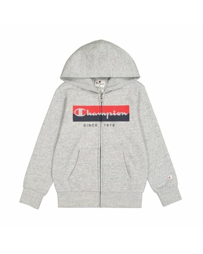Champion Sudadera con Capucha Gris Claro para Hombre - Deportiva y Casual
