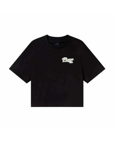 T-shirt med kortärm Dam Puma Svart