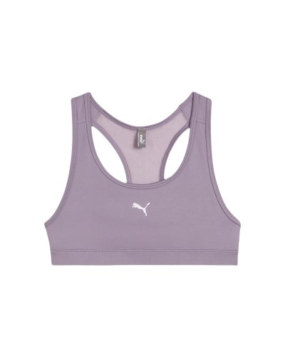 Puma 4 Keeps Bra Viola - Reggiseno Sportivo Supporto Medio Training
