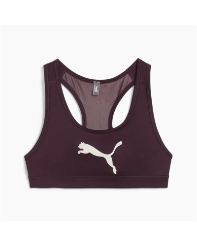 Puma Sujetador Deportivo 4 Keeps Morado Sujeción Media Entrenamiento

