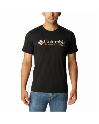 Columbia CSC Basic - Men's Black Short Sleeve T-Shirt - Breathable Cotton
