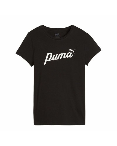 Dames-T-Shirt met Korte Mouwen Puma Essentials+ Script