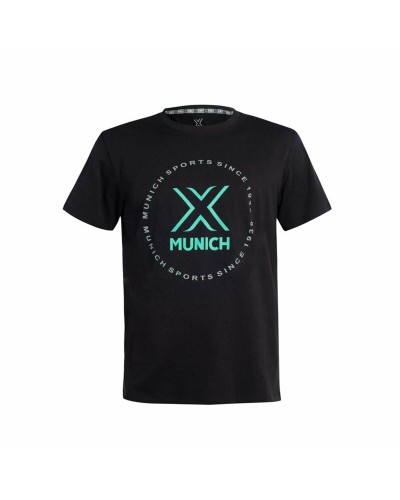 Sport T-shirt Korte Mouwen Munich Zwart