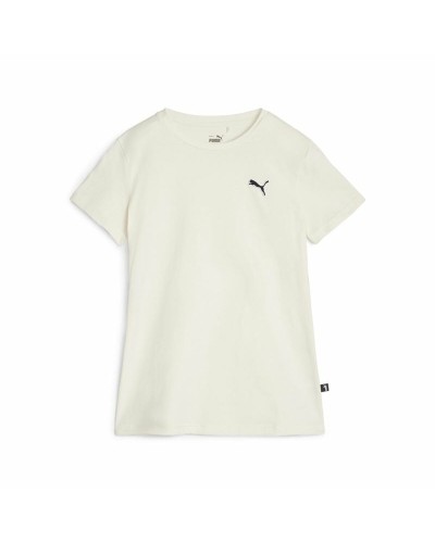 Dames-T-Shirt met Korte Mouwen Puma Wit