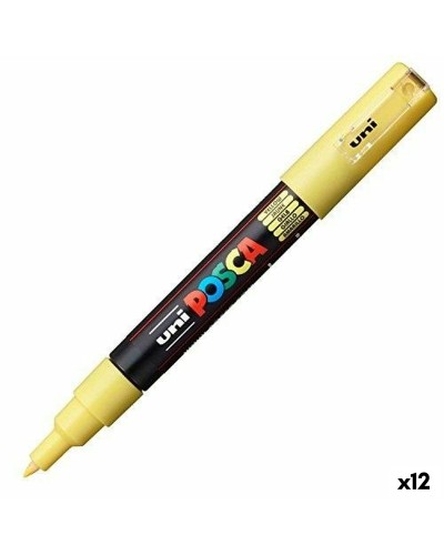 Pennarello Posca PC-1M Giallo, Set da 18