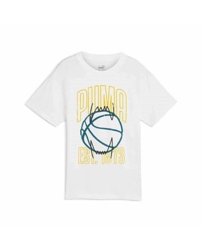 T-Shirt met Korte Mouwen voor kinderen Puma Winning Shot