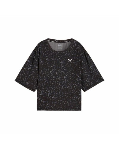 Puma Damen T-Shirt Schwarz Kurzarm - Sport & Freizeit
