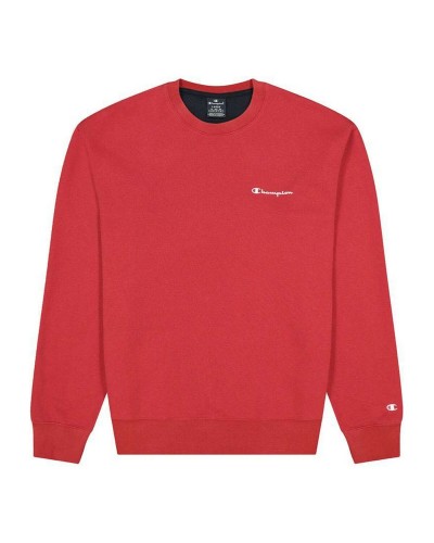 Champion Sweat Enfant Logo Spliced Rouge - Sport & Loisirs
