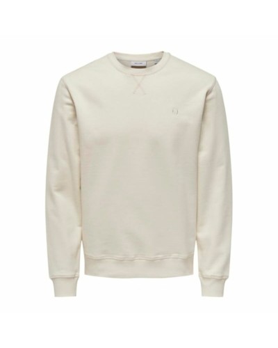 Tröja utan huva Herr Only & Sons Onsdan Unshed Reg Crew Neck Vit