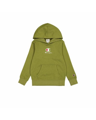 Sudadera Champion Hombre Verde con Capucha Algodón Deportiva Casual
