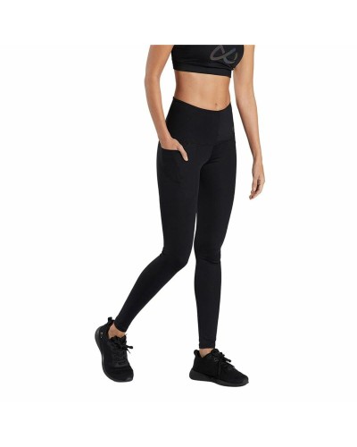 Leggings Sportivo Donna Ditchil Nero - Vita Alta, Traspirante, Yoga
