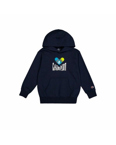 Champion Kapuzenpullover Herren Marineblau Baumwollfleece Sport
