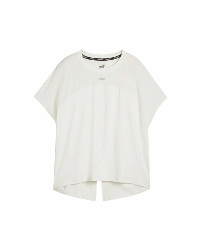 Dames-T-Shirt met Korte Mouwen Puma Cloudspun Mix