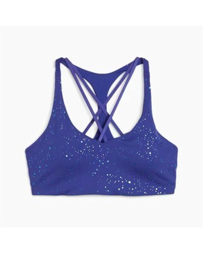 Puma Move Intergalacti: Reggiseno Sportivo Supporto Medio - Azzurro
