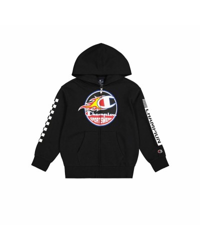 Champion Sweat à Capuche Homme Noir - Sport & Loisirs
