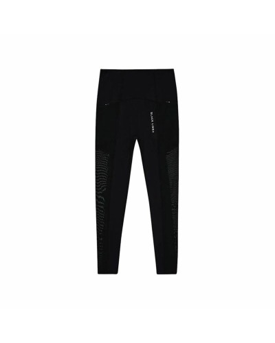 Black Limba Skyline Mesh Women's Sports Leggings - Black Breathable Fitness
