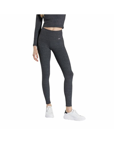 Ditchil Leggings de Sport Femme Momentum - Gris Foncé, Respirants
