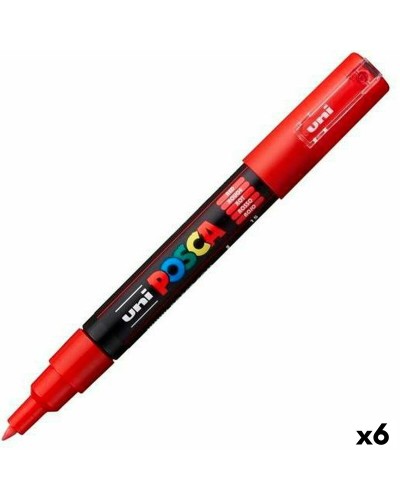 Markeerstiften POSCA PC-1M Rood (6 Stuks)