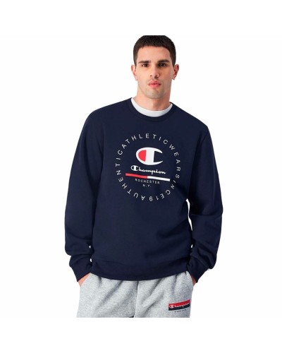 Champion Herren Sweatshirt Rundhalsausschnitt Baumwolle Fleece Casual Sport
