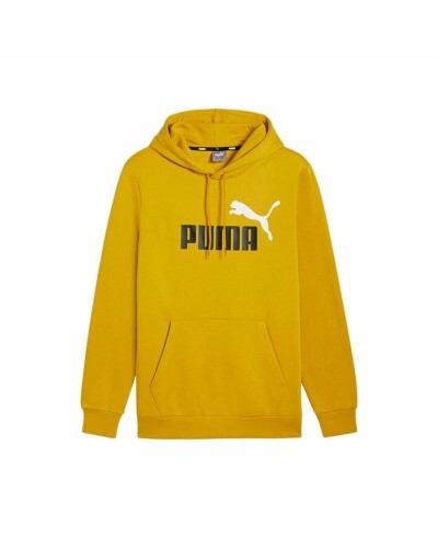 Felpa Uomo Puma Ess+ 2 Col Big Logo - Cappuccio & Cotone
