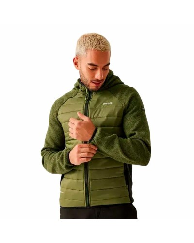 Regatta Newhill Hybrid: Chaqueta Deportiva Hombre Verde - Transpirable & Ligera
