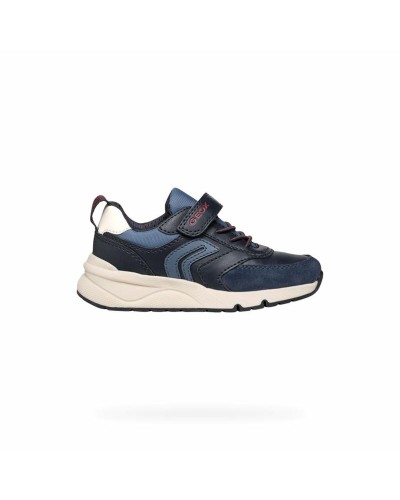 Geox Rooner B : Chaussures de Sport Enfant - Respirantes et à Scratch
