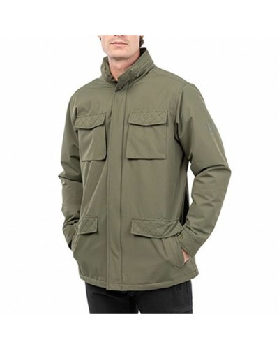 Alphaventure Veste de Sport Homme: Turquoise Kaki, Coupe-vent, Respirant
