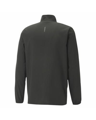 Puma Run Favorite Woven: Atmungsaktive Sportjacke für Herren, Grau
