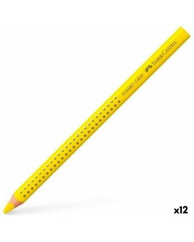 Faber-Castell Crayons de Couleur Jaune, Boîte de 12

