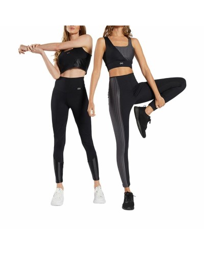 Ditchil Sway - Leggings Sportivi Donna Neri - Traspiranti & Performance Ottimale
