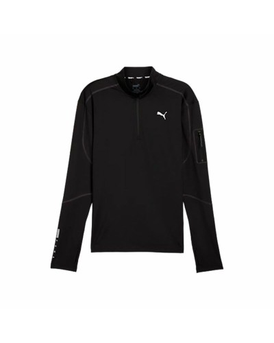 Tröja utan huva Herr Puma Flex 1/4 Zip Svart
